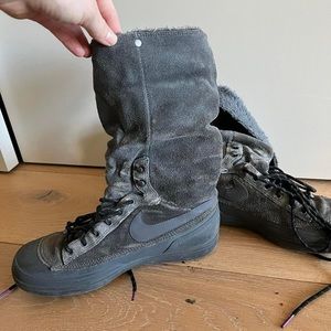 Women’s Nike Faux-fur Lined Lace Up Boots